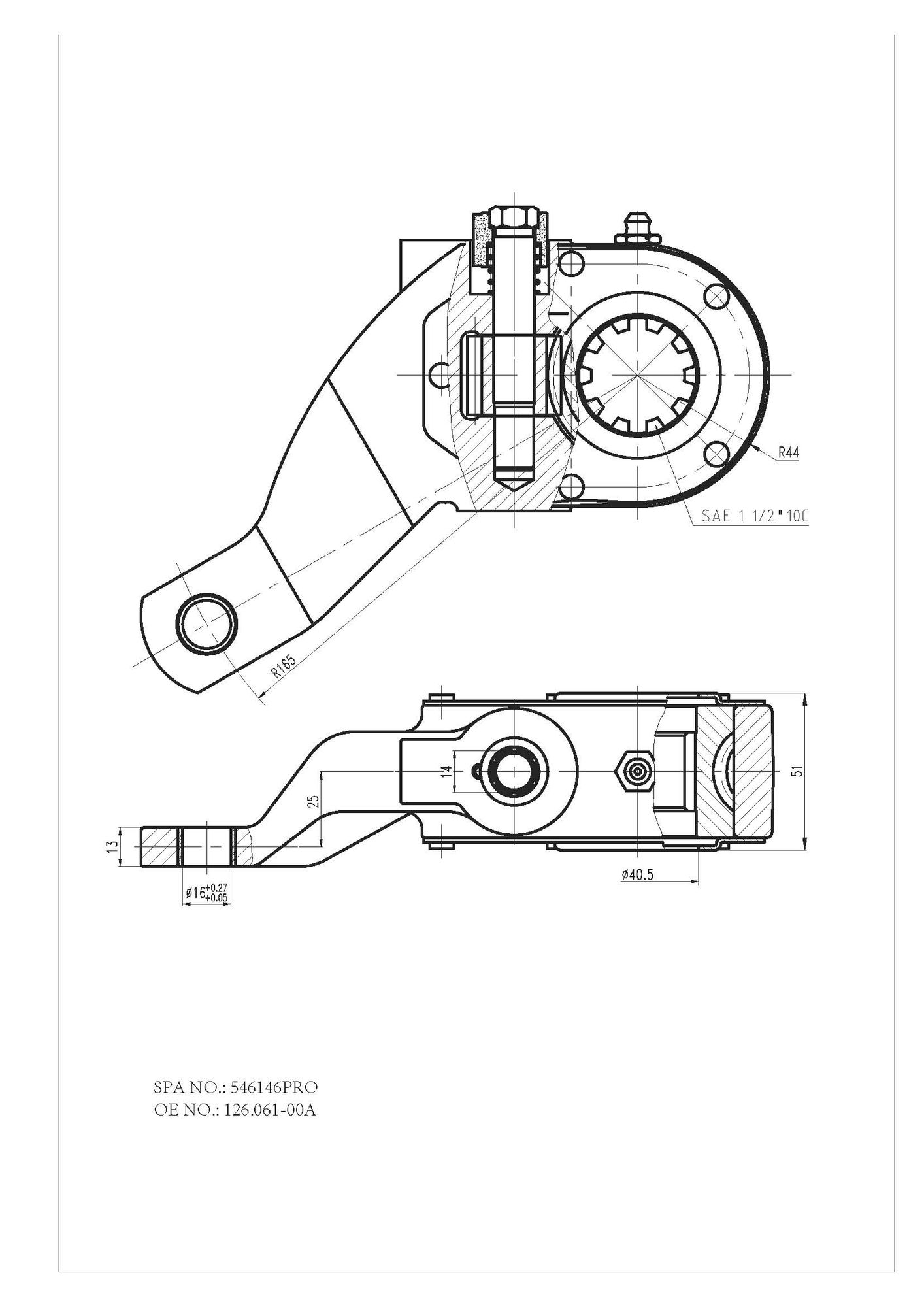 Reglaj parghie, sistem franare FO 4146 PRO FOMAR Friction